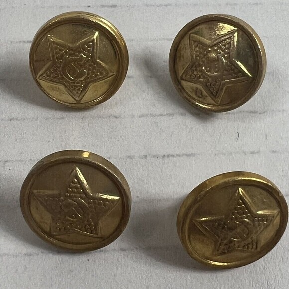 Soviet Russian Buttons Soldiers Armed Forces USSR Buttons Military Uniform - Picture 6 of 7